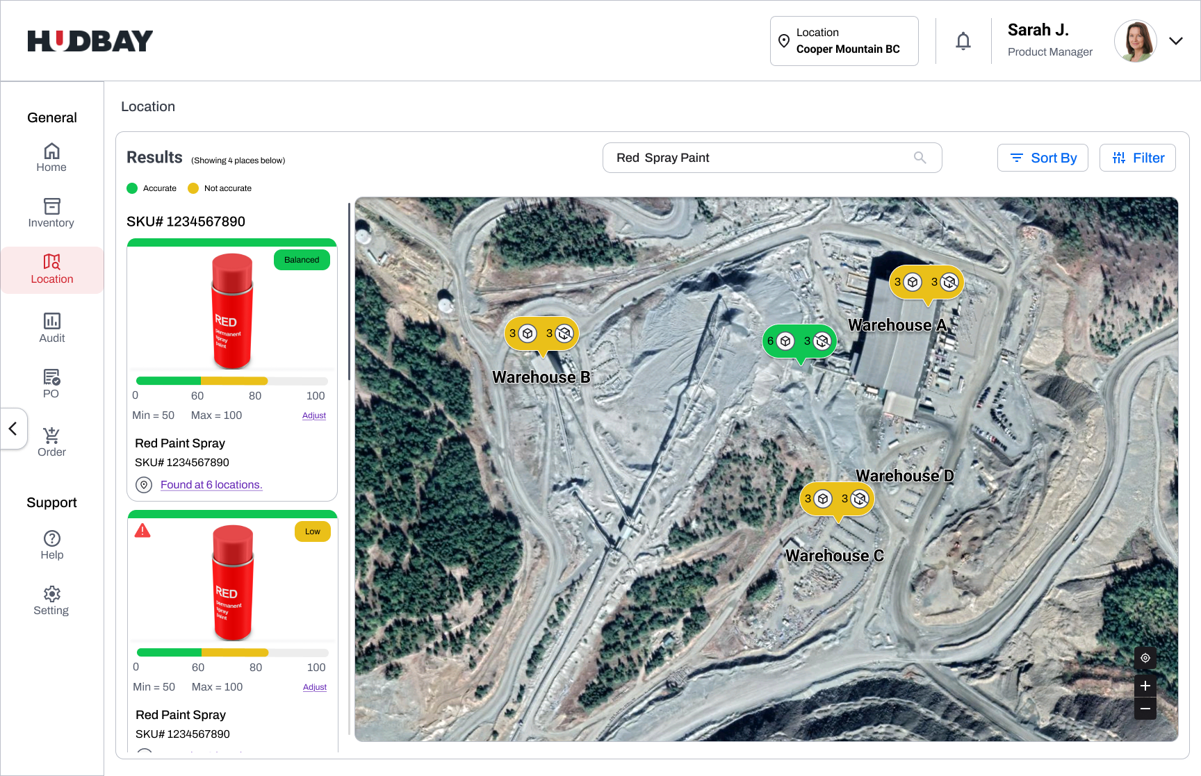 Scatterlink Web Map Design
